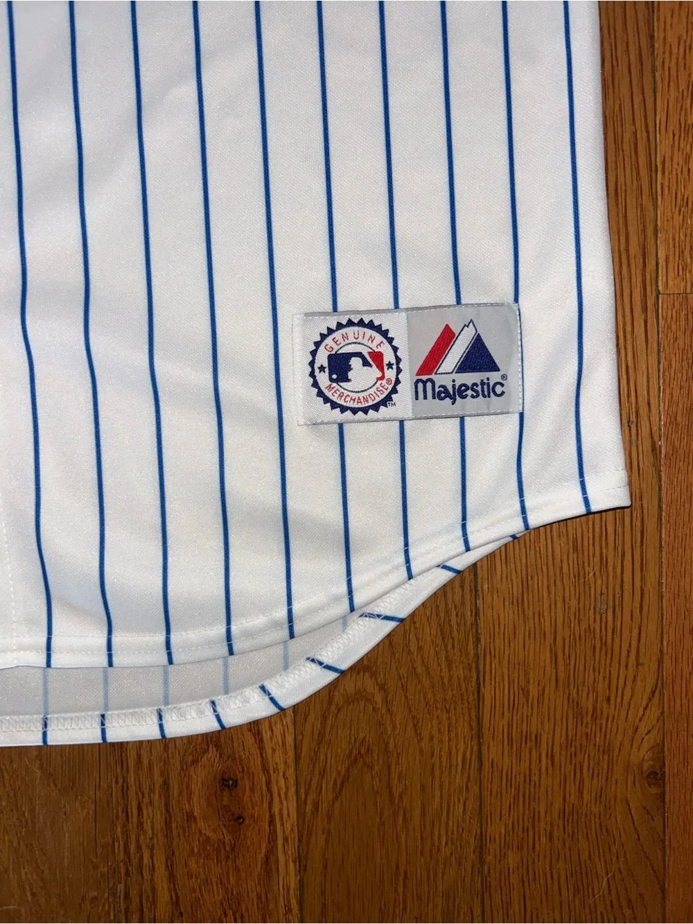 Alfonso Soriano Chicago Cubs Majestic Pinstripe Jersey Size Large
